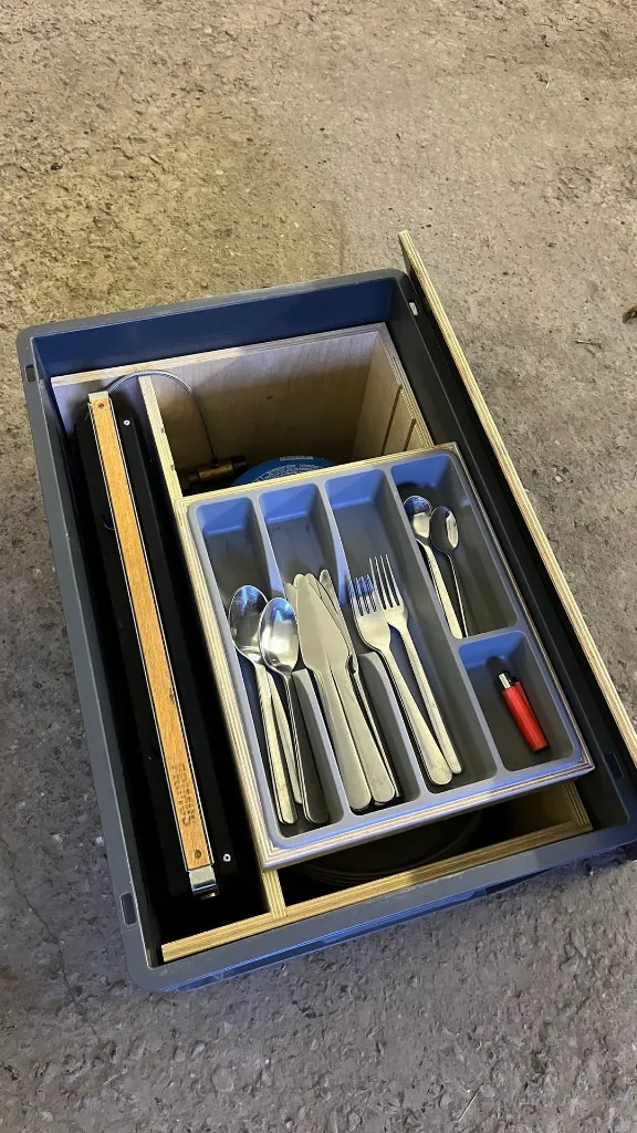 Caisse cuisine avec services